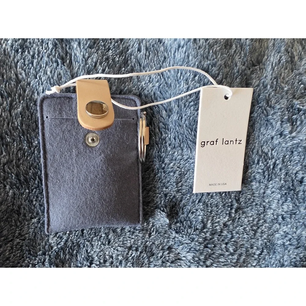 NWT Graf Lantz Key Holder Gray Minimalist Unisex USA Made Organizer Keychain